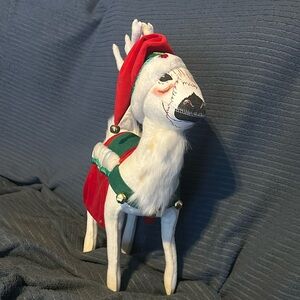 Annalee vintage 2003 16inch white Jinglebell Reindeer